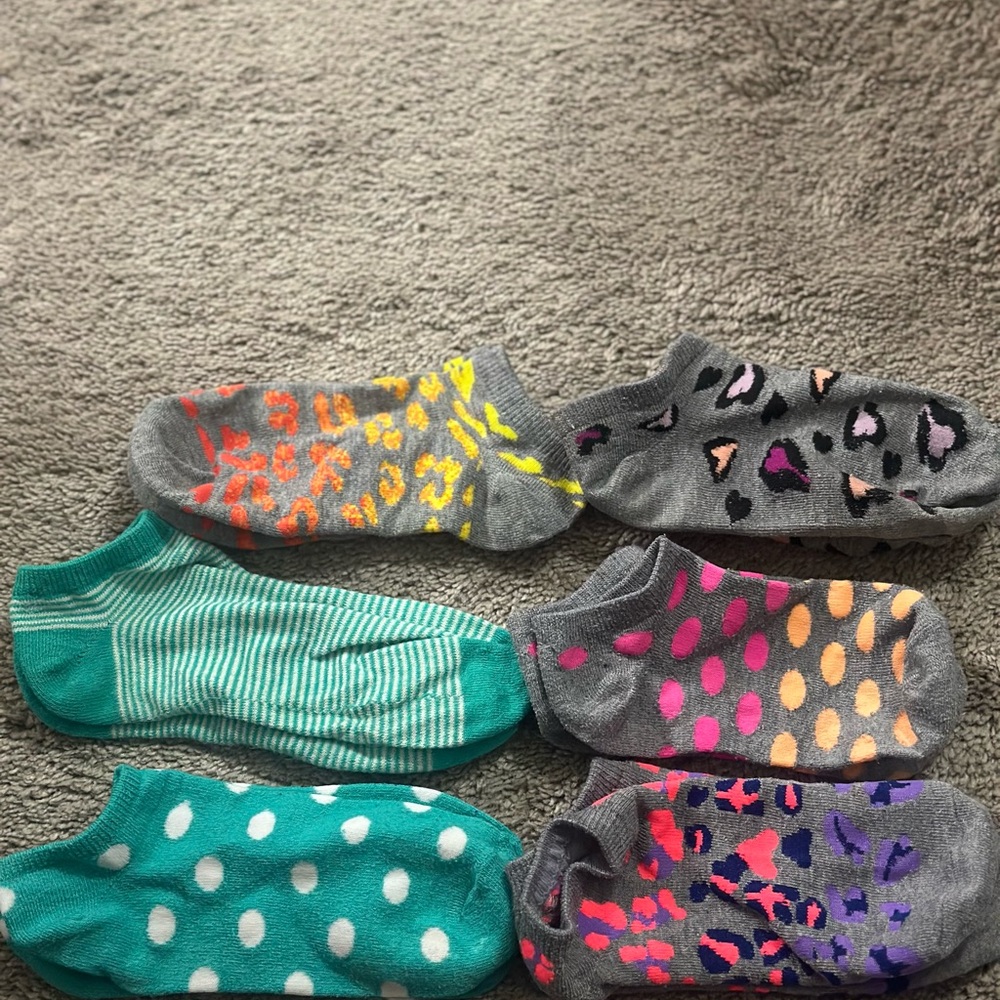Women's ankle sock bundle bright colors